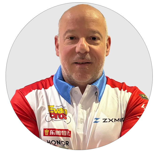 Vasco-Barbolini ZXMOTO-South-Africa-Distribution-&-Operations-Team3 Vasco Barbolini wearing a ZXMOTO team shirt in a circular portrait.